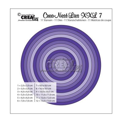 Crealies Stanzschablone - Kreise